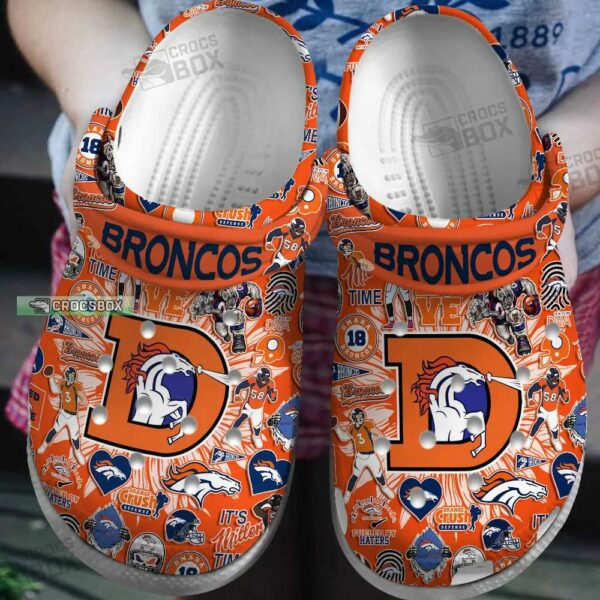 Denver Broncos Victory Vibe Crocs Orange