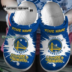 Footwearmerch Golden State Warriors NBA Sport Crocs Crocband Clogs Shoes Comfortable For Men Women and Kids 1 1