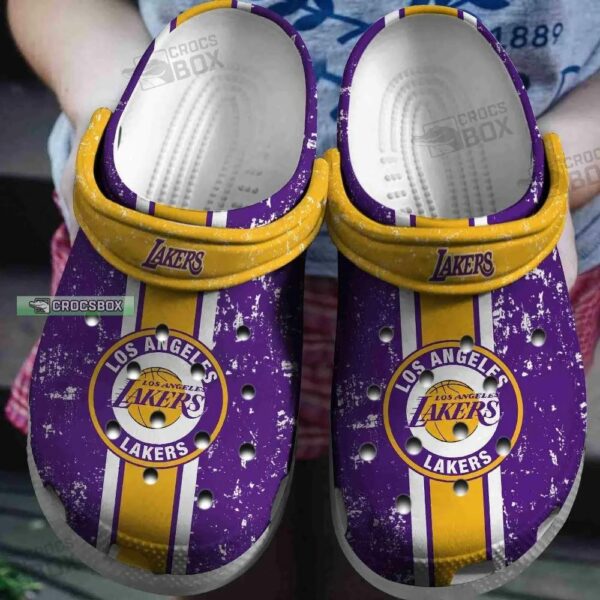 LA Lakers Premium Crocs Shoes
