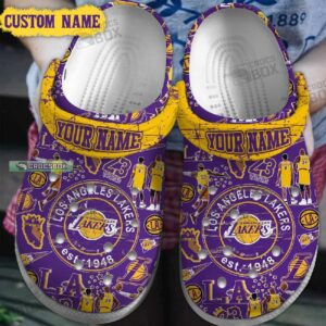 Lakers Purple Passion Crocs Shoes 1
