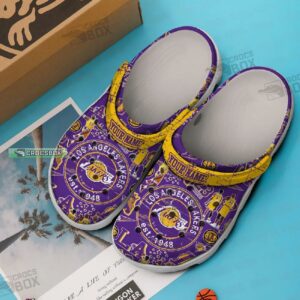 Lakers Purple Passion Crocs Shoes 2