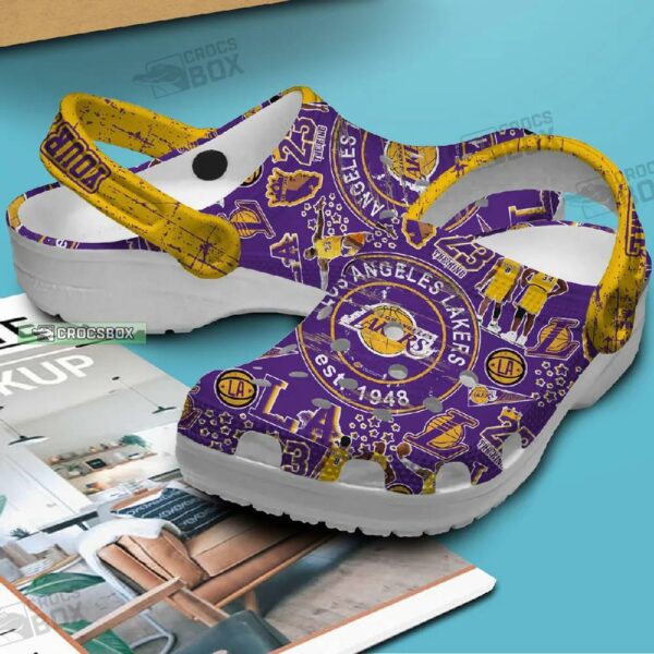 Lakers Purple Passion Crocs Shoes