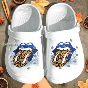 Leopard Tongue For LoverCrocs Shoes