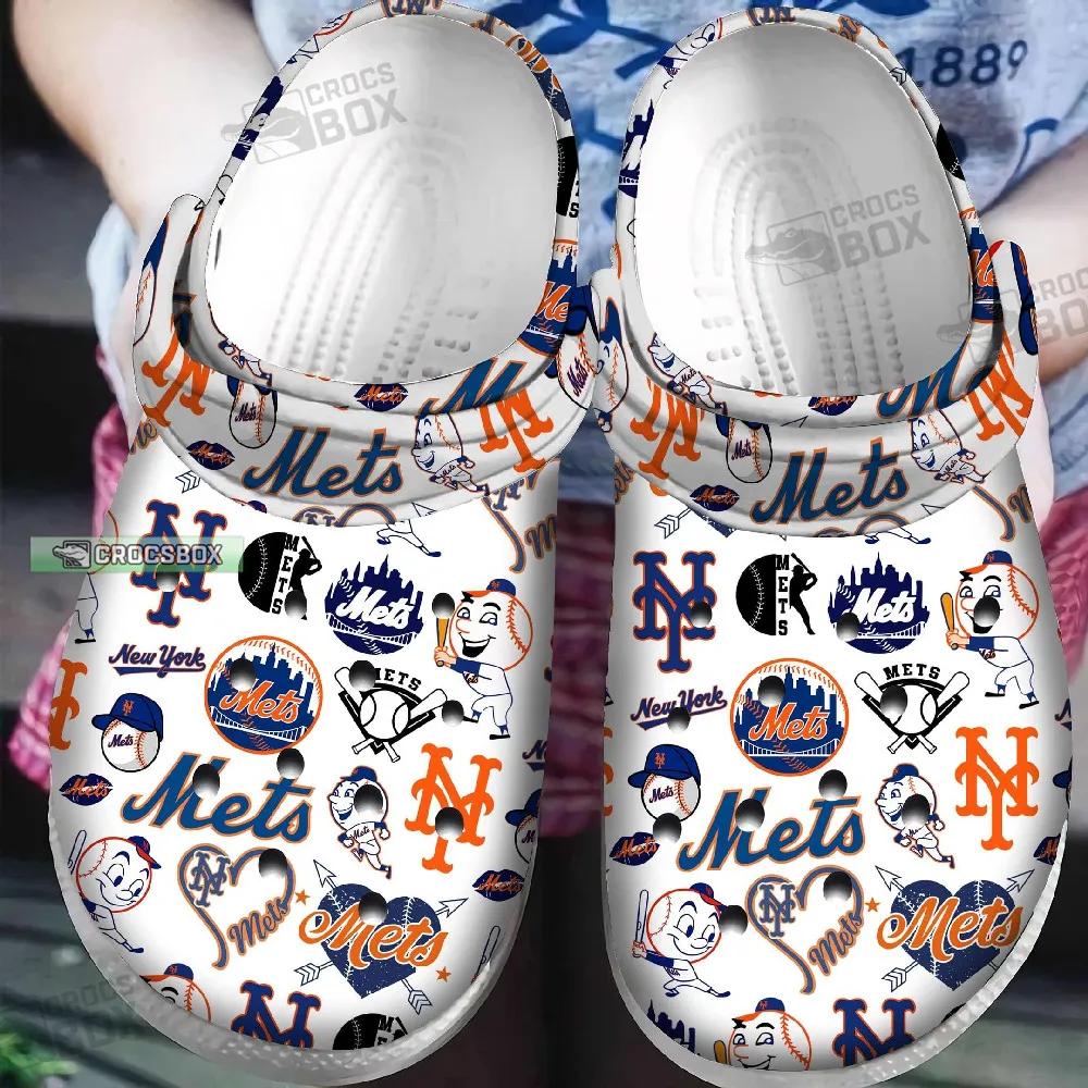 Mets Baseball Season Crocs Shoes