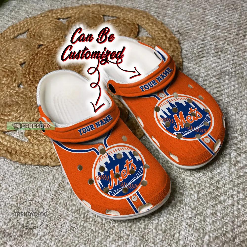 New York Mets Orange Crocs Kids