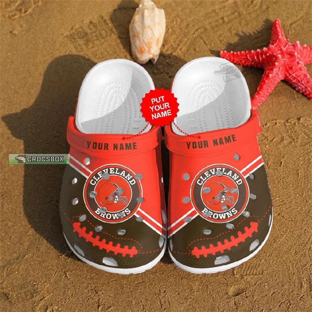 Personalized Browns Game Day Crocs