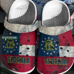 Vintage Georgia Crocs Clogs