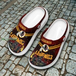 Washington Redskins Legends Crocs Shoes