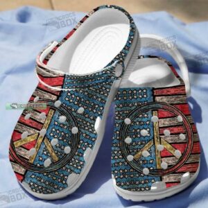 America Hippie Style Crocs Shoes