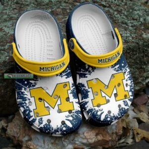 Blue and Maize Michigan Wolverines Crocs