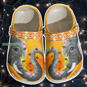 Elephant Artist Hippie Crocs Shoes