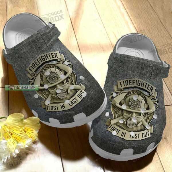 Fathers Day Gifts Firefighter Crocs
