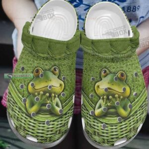 Frog In The Basket Crocs Clogs