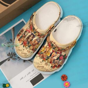 Girl Flower Hippie Life Crocs Shoes