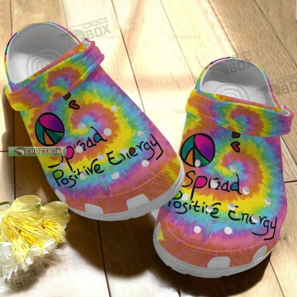 Hippie Positive Energy Crocs Shoes