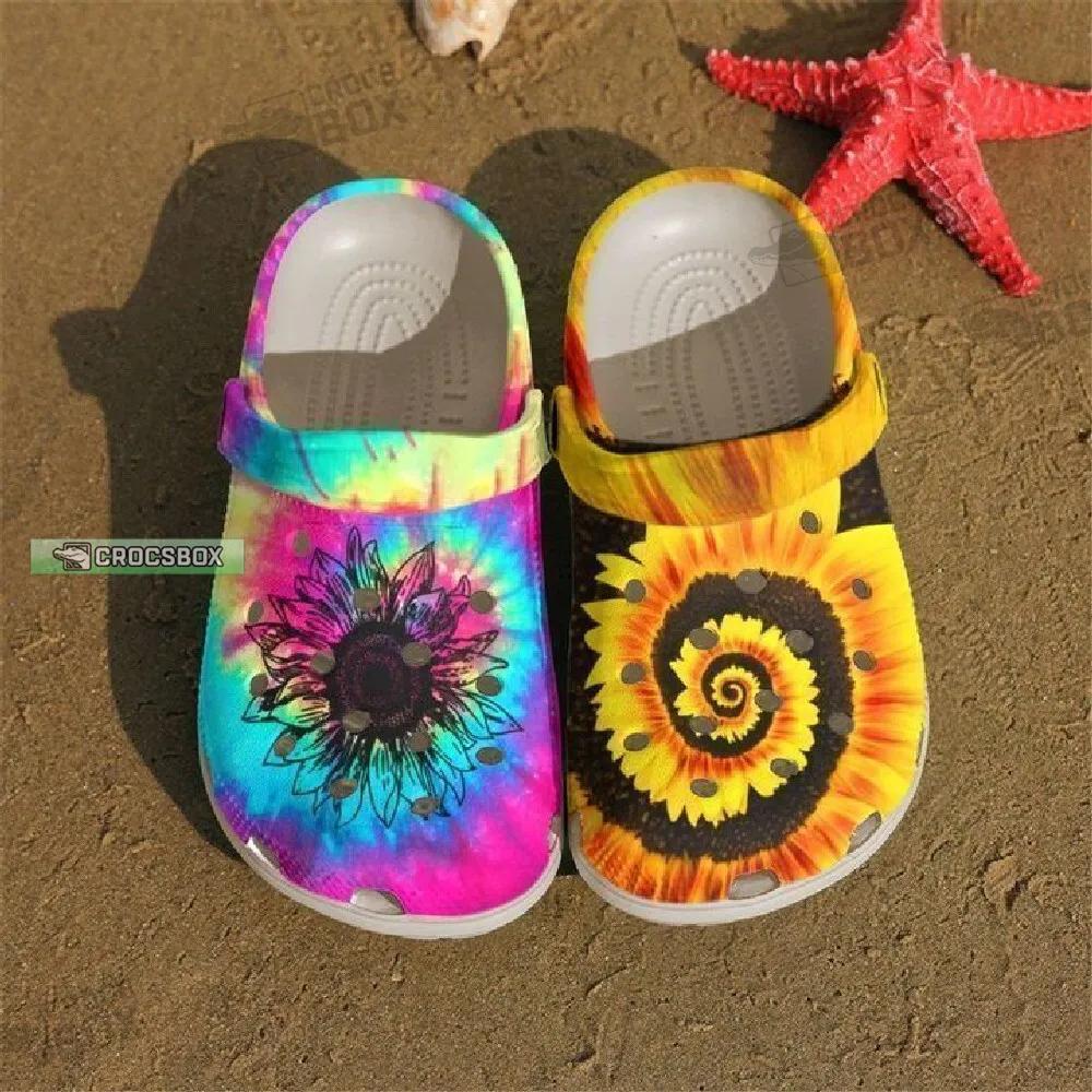 Hippie Psychedelic Crocs Shoes