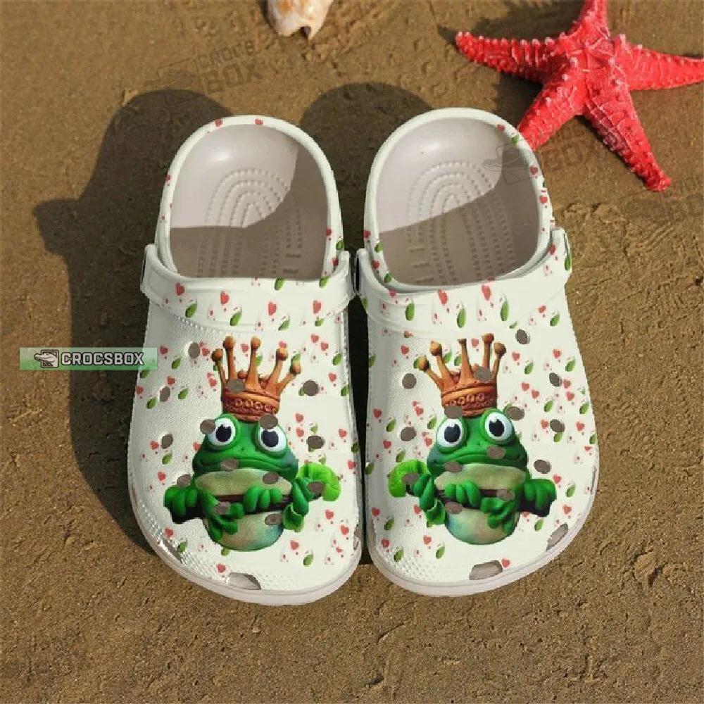 Lovely King Frog Clog Shoes