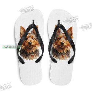 Australian Terrier Flip Flops 1