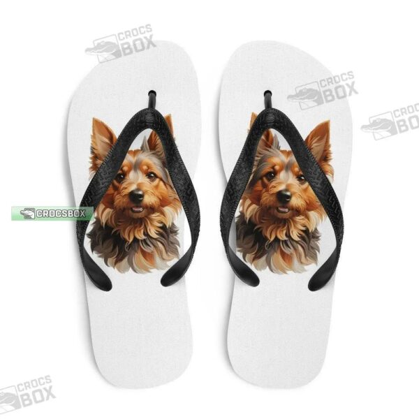 Australian Terrier Flip Flops