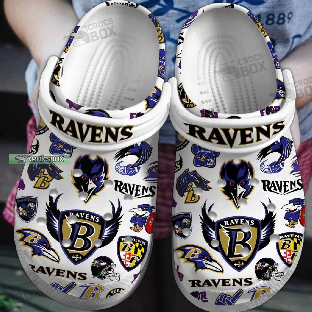 Baltimore Ravens Championship Crocs Clogs