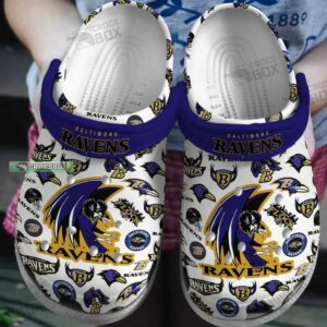 Baltimore Ravens NFL Limited Edition Crocs Shoes 1