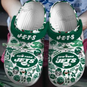 Jets NFL Sport Gang Green Crocs Shoes 1