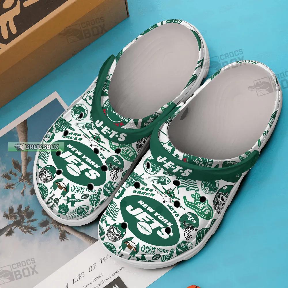 Jets NFL Sport Gang Green Crocs Shoes 2