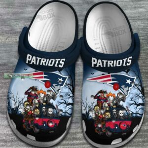 New England Patriots Funny Halloween Crocs Clogs 2
