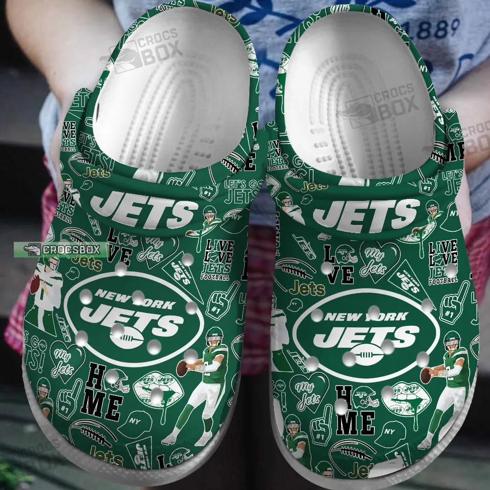 New York Jets Championship Crocs Clogs