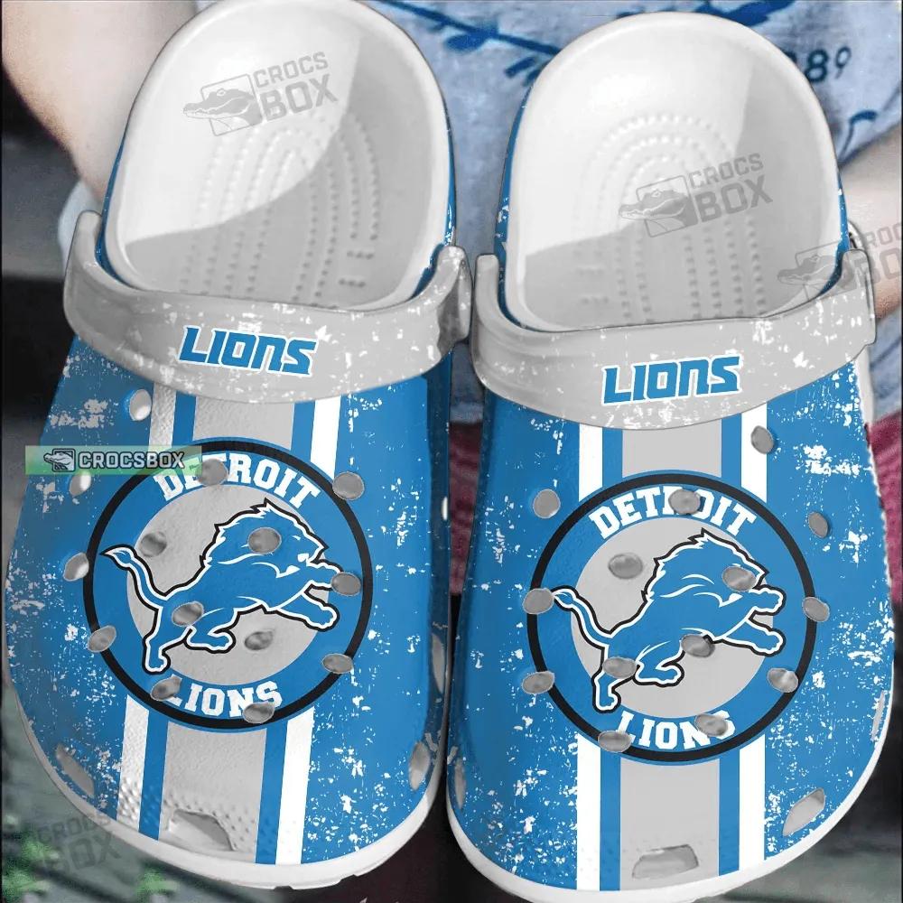 Detroit Lions Silver Rush Crocs Shoes
